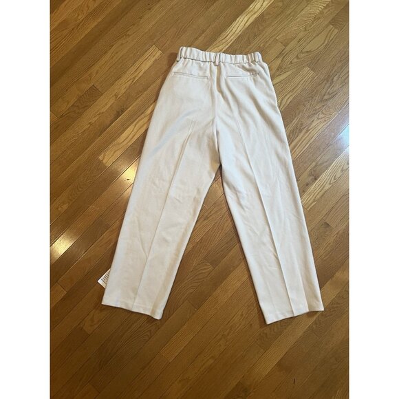 ASOS DESIGN Women’s Cream High Waist Wide Leg Dress Pants Size XS - Picture 2 of 3